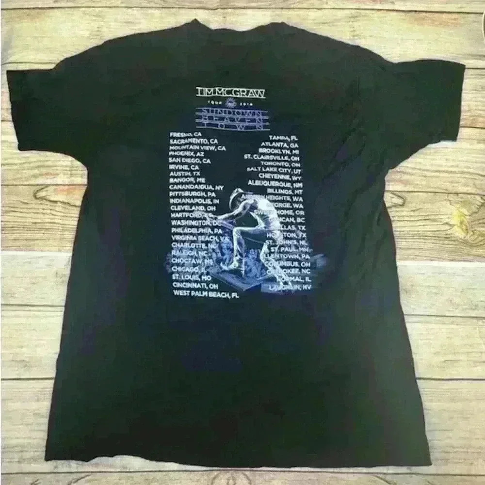 Tim McGraw 2014 Tour Tshirt size XL - Picture 7 of 7